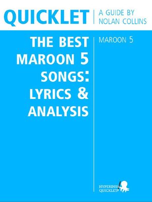 cover image of Quicklet on the Best Maroon 5 Songs